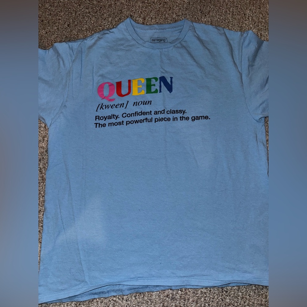XL Light Blue QUEEN T